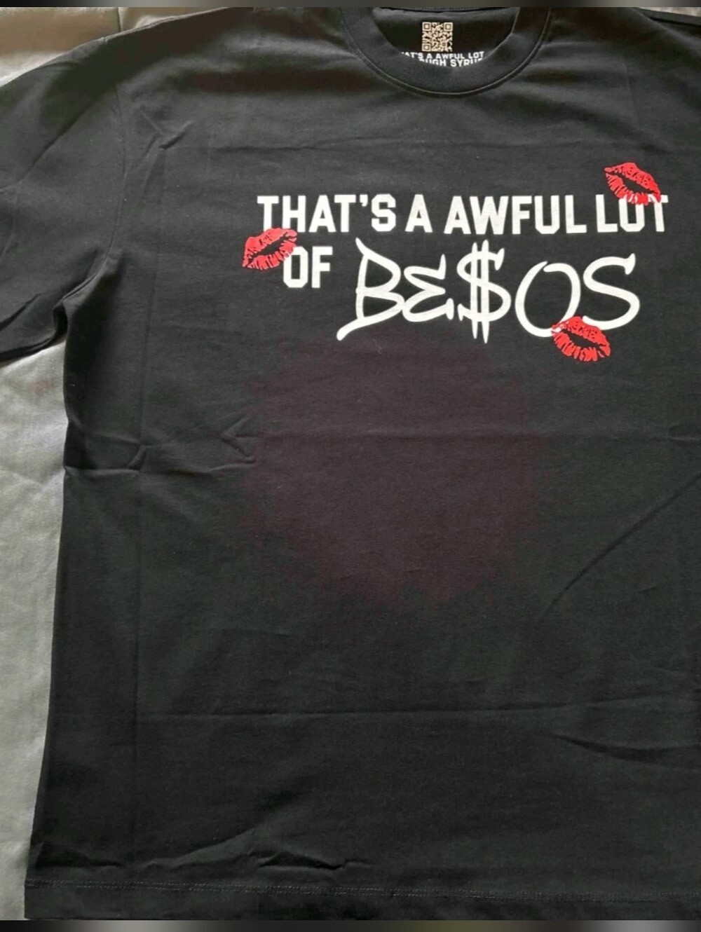 "That's A Awful Lot Of Cough Syrup("Besos")-Valentines Day Drop Sizes S-XL